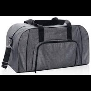 All Packed Duffle in Charcoal Crosshatch